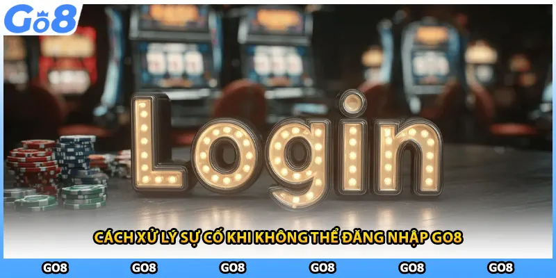 Cách xử lý sự cố khi không thể đăng nhập GO8