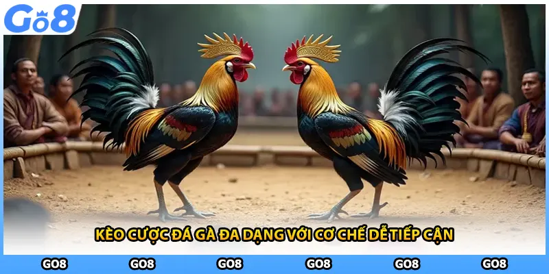 Kèo cược đá gà đa dạng với cơ chế dễ tiếp cận
