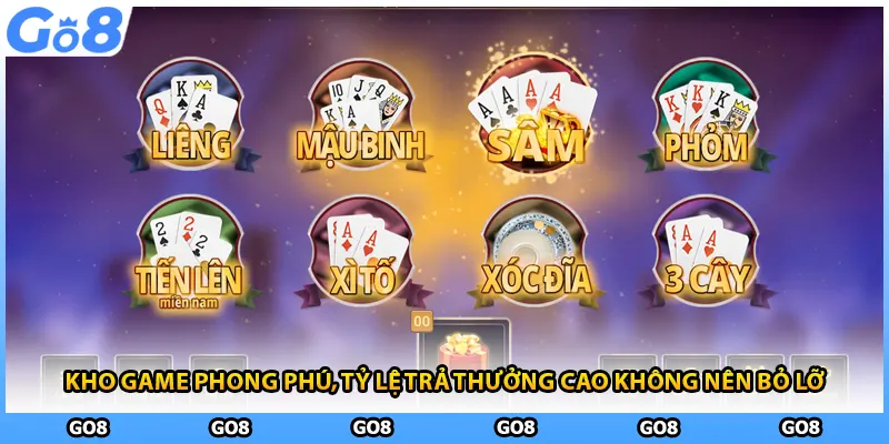 Kho game phong phú, tỷ lệ trả thưởng cao không nên bỏ lỡ 