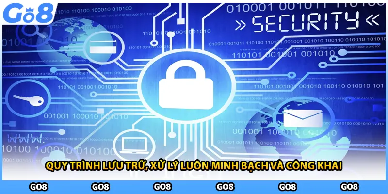 Quy trình lưu trữ, xử lý luôn minh bạch và công khai 